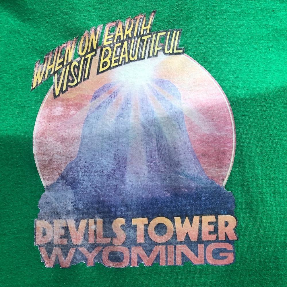 Vintage 70s/80s Devils Tower Wyoming t-shirt!